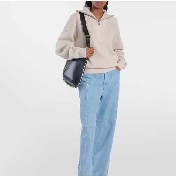 Isabel Marant Etoile Benny Sweater Wool in Ecru Beige - Picture 2 of 9